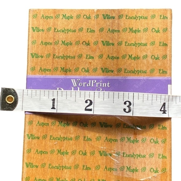 WordPrint Rubber Stamp Hero Arts Tree Name Stamp - Picture 8 of 8